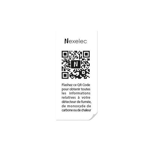 Этикетка для идентификации - QR’SAFE - NEXELEC - штрих-код / набивная / термочувствительная
