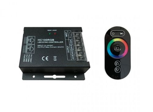 Контроллер освещения светодиод - HC100RGB - HITECHLED SRL - Ethernet / 3 канала / регулируемая интенсивность освещения