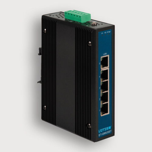Неуправляемый коммутатор Ethernet - 772000 - LÜTZE - 5 портов / на DIN-рейке / настенный