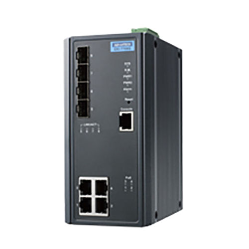 Управляемый коммутатор Ethernet - EKI-7708E-4FPI - ADVANTECH - 8 портов / на DIN-рейке / встроенный