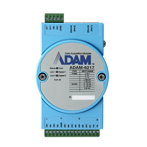 Смещенный входной модуль - ADAM-6217 - ADVANTECH - аналоговый / Ethernet / Modbus TCP
