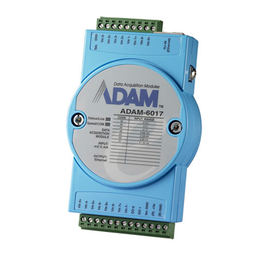 Аналоговый входной модуль - ADAM-6017 - ADVANTECH - Ethernet / Modbus TCP / 8 аналоговых входов