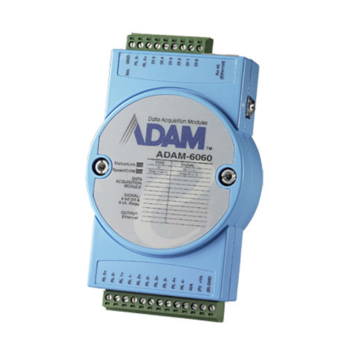 Входной модуль Ethernet TCP/IP - ADAM-6060 - ADVANTECH - Modbus TCP / Modbus / 6 цифровых входов