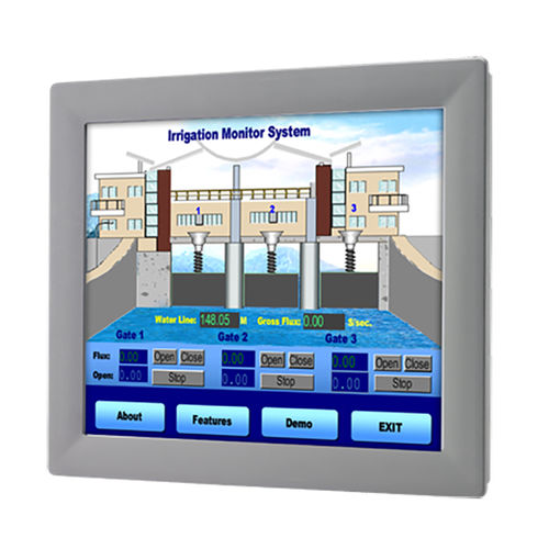 Монитор LCD - FPM-2170G - ADVANTECH - с резистивным сенсорным экраном / со светодиодной подсветкой / промышленный