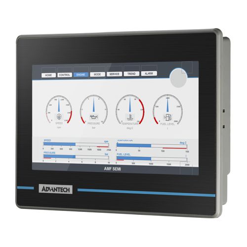 Терминал с резистивным сенсорным экраном - WOP-207K - ADVANTECH - встраиваемый / 800x480 / RISC