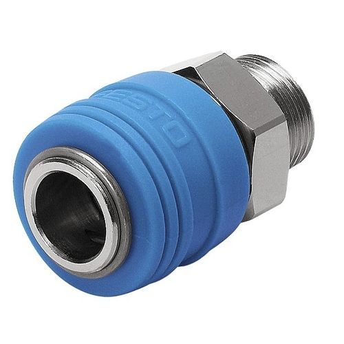 Фитинг для сжатого воздуха - KD4 series - FESTO - быстрый / ISO / из никелевой латуни