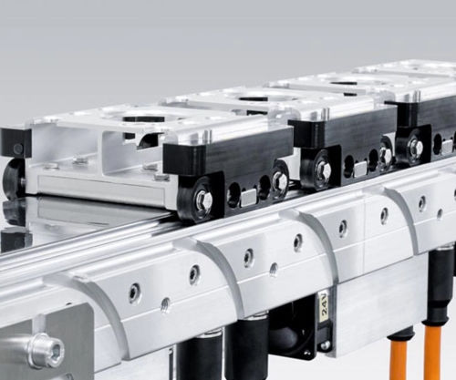 Пневматическая система с несколькими тележками - MCS®    - FESTO - с электродвигателем / для линии сборки / для автомобилестроения