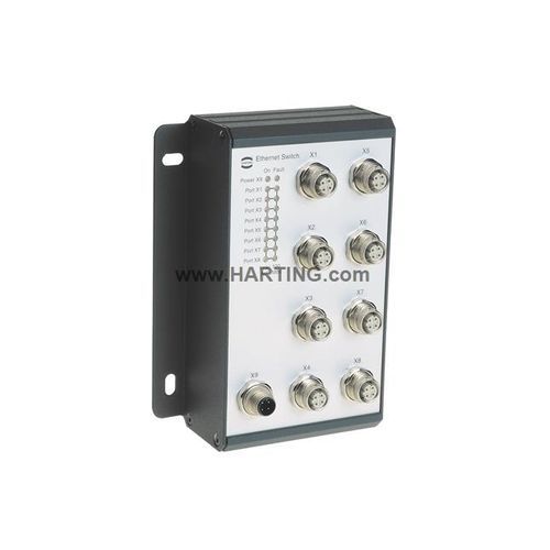 Неуправляемый коммутатор Ethernet - Ha-VIS eCon 4000 - HARTING - 8 портов / настенный / быстрый