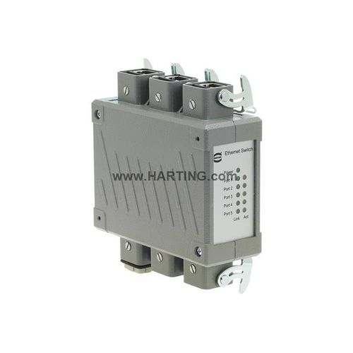 Неуправляемый коммутатор Ethernet - Ha-VIS eCon 7050-B1 - HARTING - 5 портов / на DIN-рейке / настенный