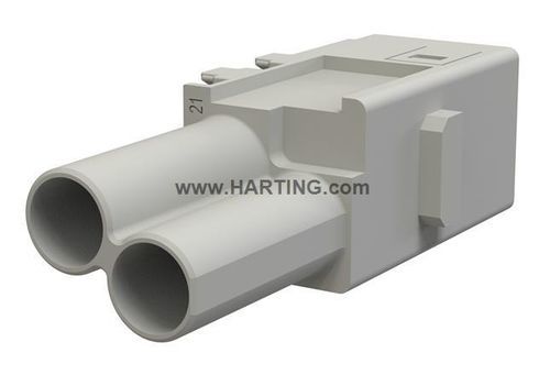 Модуль разъема для передачи данных - Han-Mod_M_CC_2_F_C.2_PIT - HARTING - для источника электропитания / «провод-провод» / внутренняя резьба