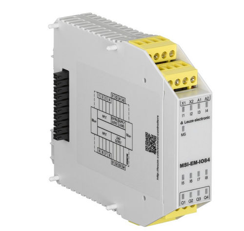 Цифровой модуль входа/выхода - MSI-EM-IO84-03 - Leuze electronic GmbH + Co. KG - Ethernet / с релейным выходом / для безопасности
