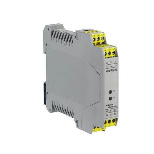 Реле безопасности с аварийной остановкой - MSI-RM2B-01 - Leuze electronic GmbH + Co. KG - 2NO / NO/NF / 1NF