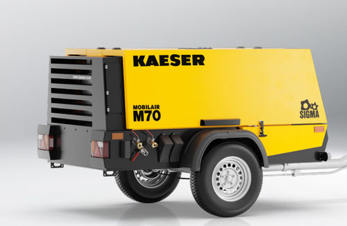 Винтовой компрессор - M 70 - KAESER Kompressoren - воздушный / с дизельным двигателем / мобильный