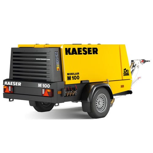 Винтовой компрессор - M100 - KAESER Kompressoren - воздушный / с дизельным двигателем / мобильный