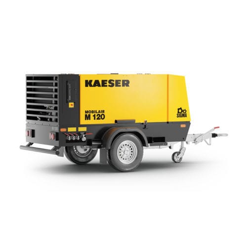 Винтовой компрессор - M120 - KAESER Kompressoren - воздушный / с дизельным двигателем / мобильный