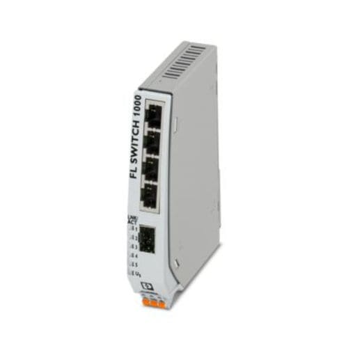 Неуправляемый коммутатор Ethernet - FL SWITCH 1004NT-SFX - PHOENIX CONTACT GmbH & Co. KG - 5 портов / на DIN-рейке / RJ45