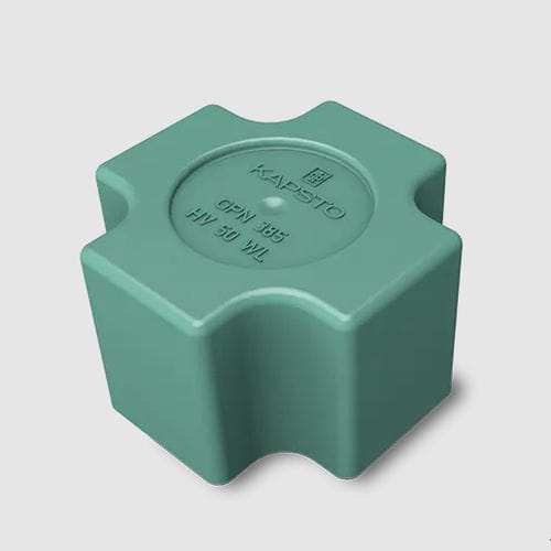 Цилиндрическая крышка - GPN 385 Type C - Pöppelmann - из пластика / защитная