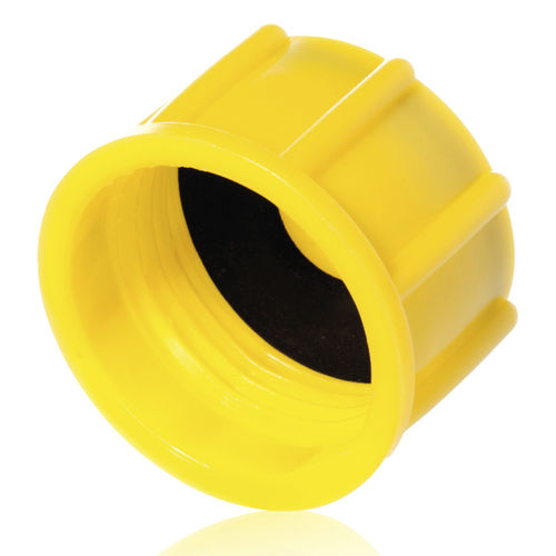 Резьбовая крышка - GPN 804 series - Pöppelmann - круглая / из HDPE / герметик