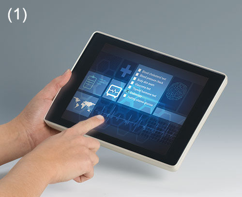 Корпус для планшетного ПК - INTERFACE-TERMINAL - OKW Odenwälder Kunststoffwerke Gehäusesysteme GmbH - для интерьера / для экрана / медицинский