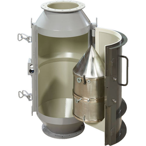 Постоянный магнитный сепаратор - SPP series - Goudsmit Magnetics BV - частиц / для очистки сточных вод / с вращающейся цилиндрической решеткой