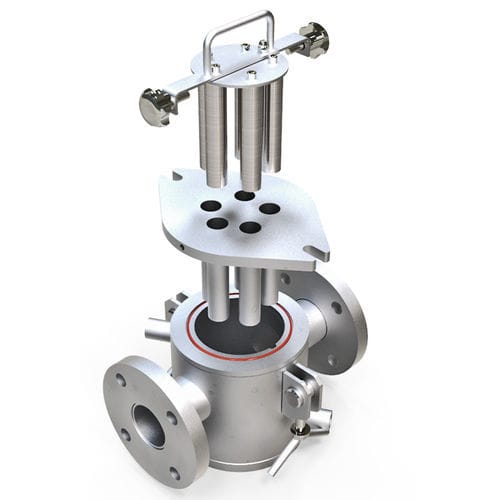 Жидкостный фильтр - Magnetic filter, double walled, SFHD series - Goudsmit Magnetics BV - с ситом / магнитный / для пищевой промышленности