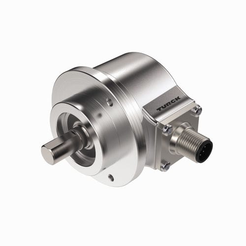 Инкрементальный датчик угла поворота - REI-E-113T10C-4B5000-H1181 - TURCK - оптический / со сплошным валом / с фланцем
