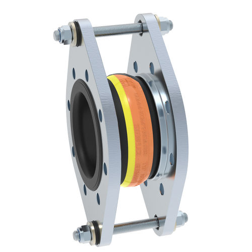 Компенсатор линейного расширения из каучука - AR-2 - STENFLEX Rudolf Stender GmbH - круглый / с фланцем / для воды
