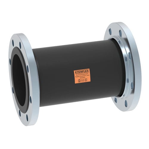 Компенсатор линейного расширения из каучука - E - STENFLEX Rudolf Stender GmbH - круглый / с фланцем / для воды