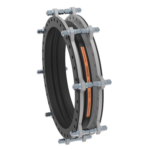 Компенсатор линейного расширения из каучука - C-31 - STENFLEX Rudolf Stender GmbH - круглый / с фланцем / осевой