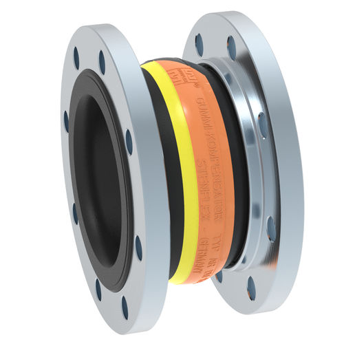 Компенсатор линейного расширения из каучука - AR-1 - STENFLEX Rudolf Stender GmbH - круглый / с фланцем / осевой