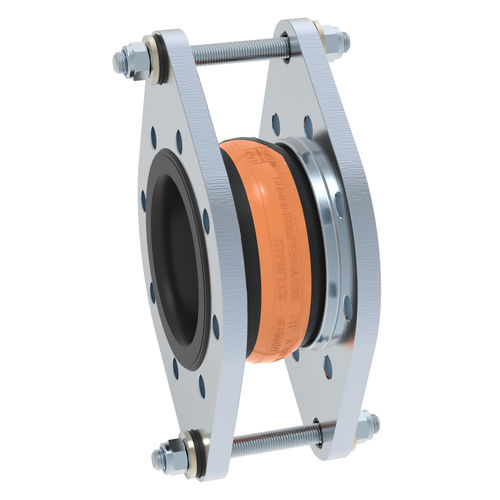 Компенсатор линейного расширения из каучука - A-2 - STENFLEX Rudolf Stender GmbH - круглый / с фланцем / осевой