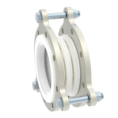 Компенсатор линейного расширения из ПТФЭ - P-1 - STENFLEX Rudolf Stender GmbH - круглый / с фланцем / осевой
