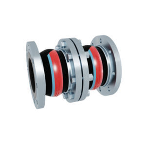 Компенсатор линейного расширения из каучука - AS-1D  - STENFLEX Rudolf Stender GmbH - круглый / с фланцем / осевой