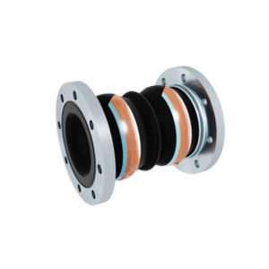 Компенсатор линейного расширения из каучука - MS-1 - STENFLEX Rudolf Stender GmbH - круглый / с фланцем / осевой