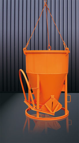 Конический ковш для подачи бетона - 1012 series - Eichinger Equipement - с открывающимся дном