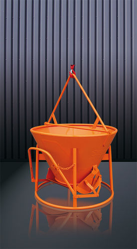Конический ковш для подачи бетона - 1014 series - Eichinger Equipement - с открывающимся дном