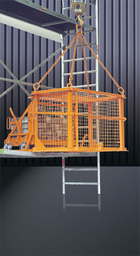 Ящичный поддон из дерева - 1048 series - Eichinger Equipement - из металла / решетчатый / для защиты