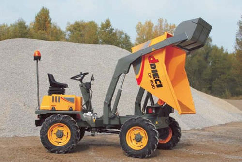 Колесный опрокидыватель - DP1000 F - DIECI S.r.l. - дизельный / с фронтальной загрузкой / самозагружающийся