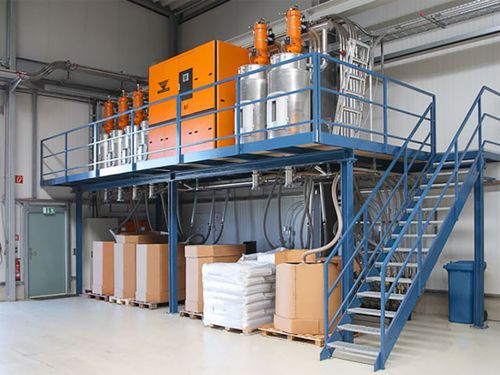 Осушитель с сухим воздухом - Koch-Technik, Werner Koch Maschinentechnik GmbH - непрерывного действия / для пластиковых гранул