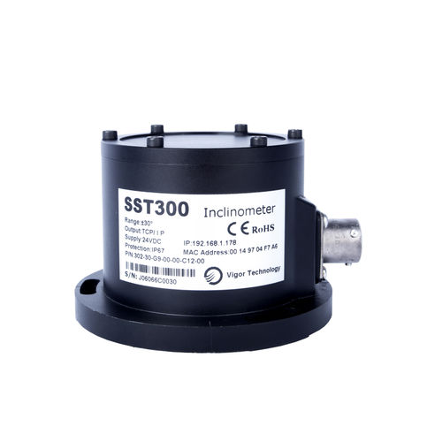 Наклономер IP67 - SST300 - Shanghai Vigor Technology Development Co., Ltd. - одноосный / RS-232 / MEMS