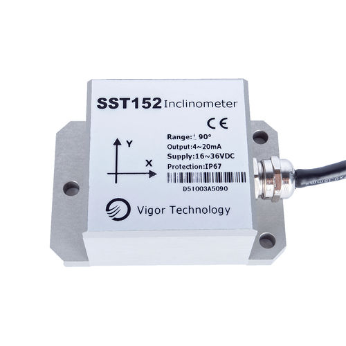 Датчик наклона RS-485 - SST100 - Shanghai Vigor Technology Development Co., Ltd. - многоосный / MEMS / с корпусом из алюминия