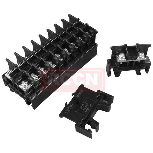 Проходная клеммная колодка - JHY1 series - Shanghai Richeng Electronics - на DIN-рейке / с винтовым соединением