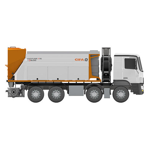 Мобильный бетононасос - Easyfloor P70 - CIFA S.p.A - для строительства / поршневый