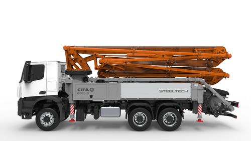 Автобетононасос на прицепе - K36L-5 - CIFA S.p.A - для строительства