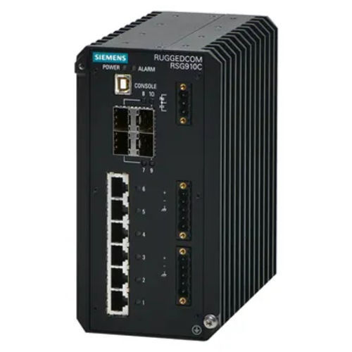 Управляемый коммутатор Ethernet - RUGGEDCOM RSG910C - SIEMENS Industrial Communication - 10 портов / уровня 2 / Gigabit Ethernet