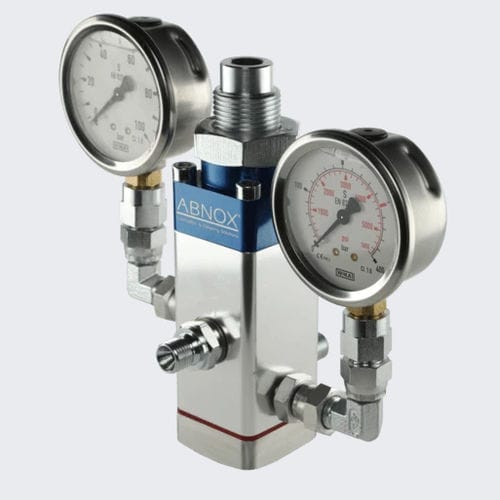 Регулятор давления для масла - MDR-LW04-1M, MDR-LW04-2M  - ABNOX - поршневый / одноуровневый / промышленный