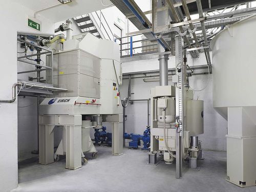 Каменная дробилка - MaxxMill - Maschinenfabrik Gustav Eirich GmbH & Co. KG - с шарами / вертикальная / для измельчения сухим способом