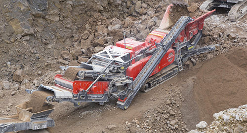 Камнедробилка с ударной гидравлической системой - I-120RS - TEREX Mobile Processing Equipment - мобильная / гусеничная
