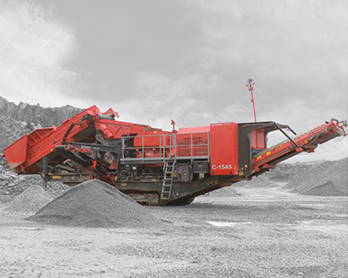 Конусная камнедробилка - C-1545P - TEREX Mobile Processing Equipment - мобильная / компактная / тонкая