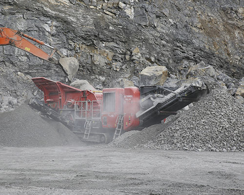 Ударная камнедробилка - I-120 - TEREX Mobile Processing Equipment - мобильная / вторичная / гусеничная